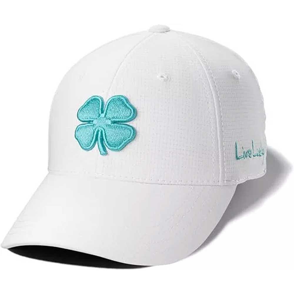 Black Clover Hallux 1 Breathable Performance Fitted Hat - White