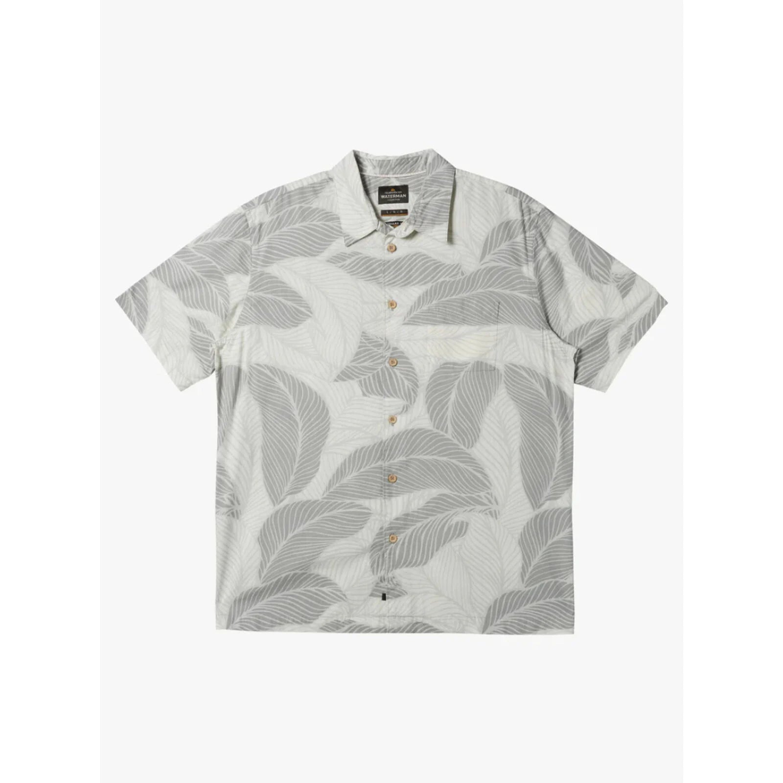 Quiksilver Waterman Leafer Madness Woven Shirt Mens - BeachToBlvd