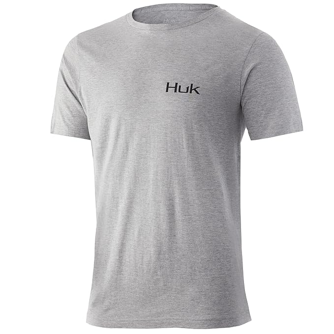 Huk Kc 4 Wheel Rod Rack Tee- Heathered Blue - BeachToBlvd