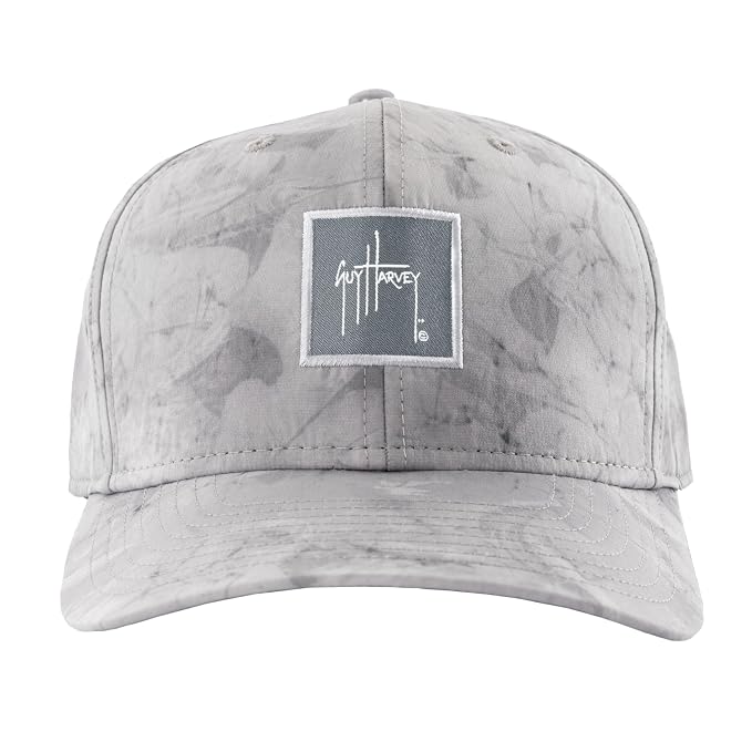 Guy Harvey Men's Performance Flex Fitted Trucker Hat - Mirage Gray