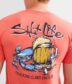 SALT LIFE Bushel N Beer T-Shirt LIGHT GREY HEATHER - BeachToBlvd