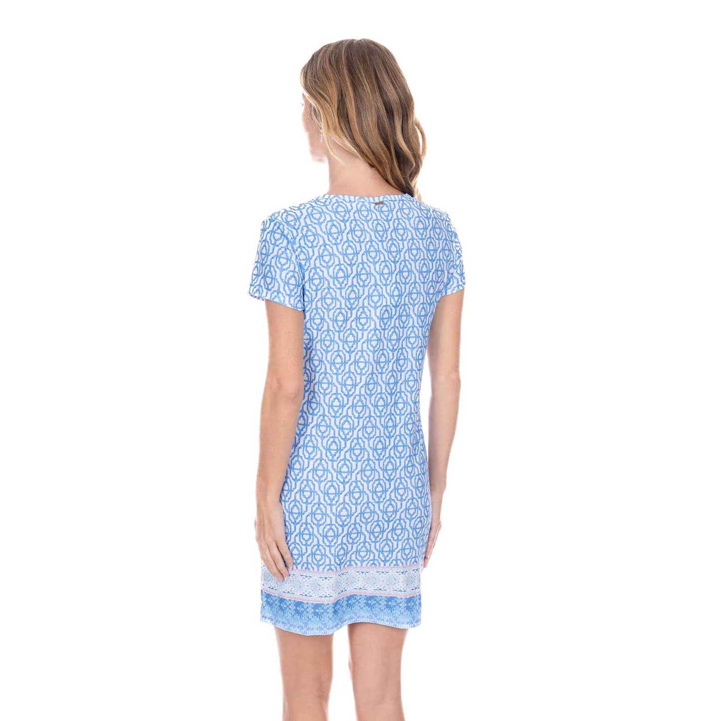 Cabana Life Lake Como Short Sleeve Shift Dress