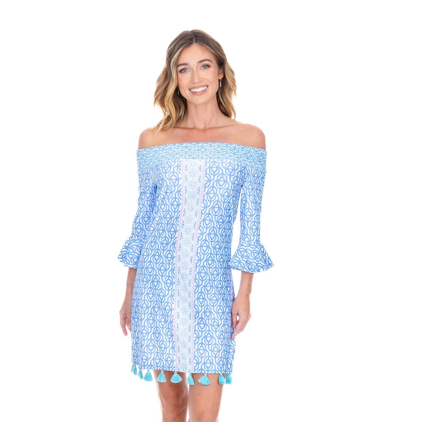 Cabana Life Lake Como Off the Shoulder Dress