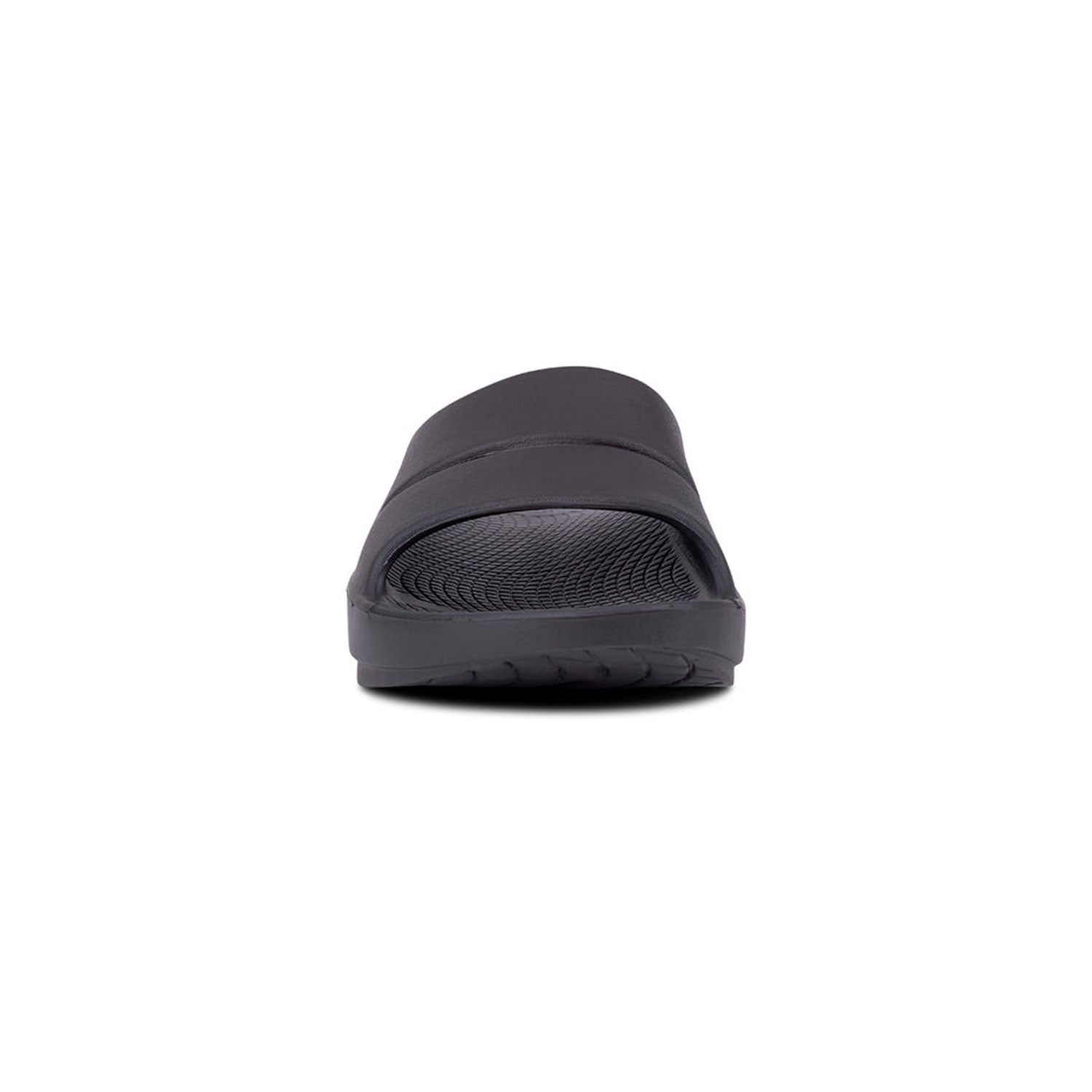 OOFOS - Unisex OOahh Sport - Post Run Recovery Slide Sandal - Black - BeachToBlvd