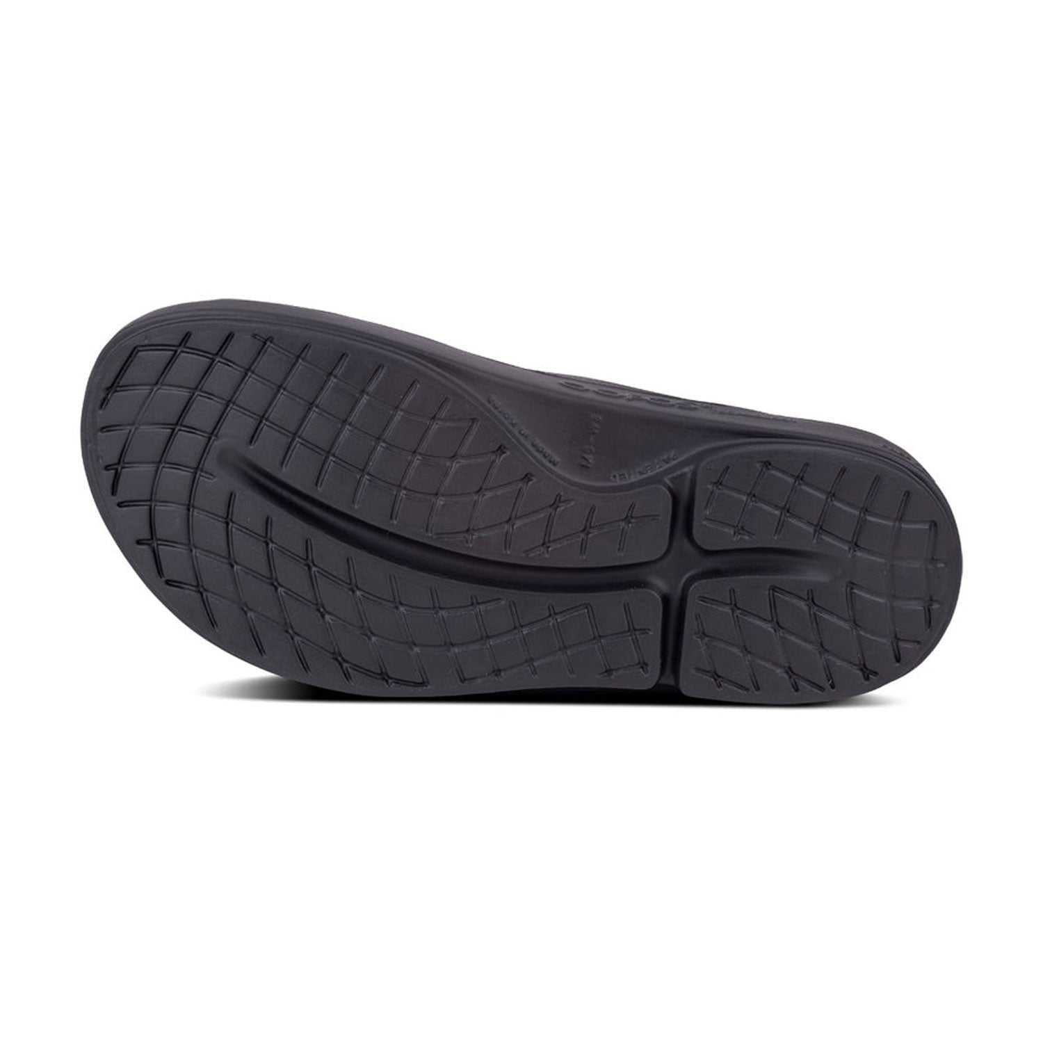 OOFOS - Unisex OOahh Sport - Post Run Recovery Slide Sandal - Black - BeachToBlvd