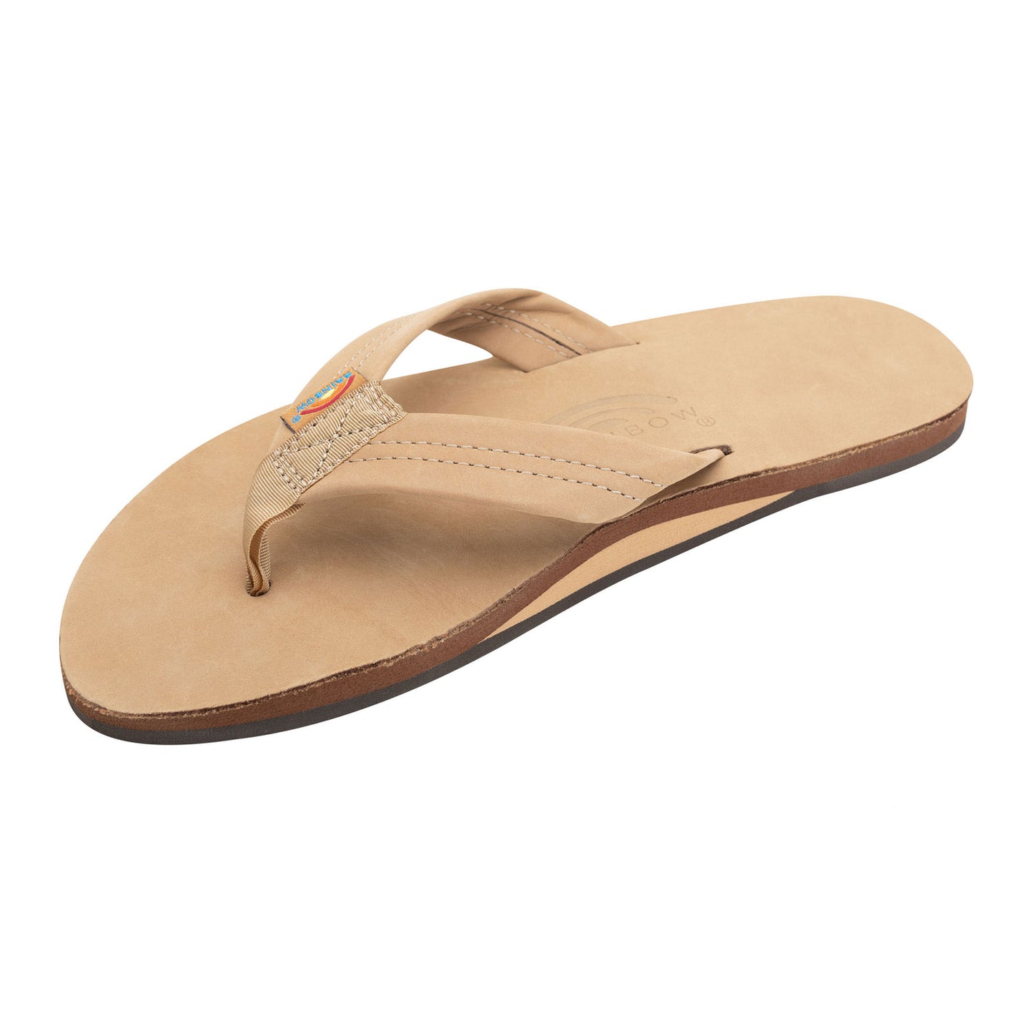 Rainbow Sandals Men's Premier Leather Single with Arch Support
