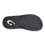 Olukai Ohana Men's Beach Sandals - Black \ Dark Shadow - BeachToBlvd