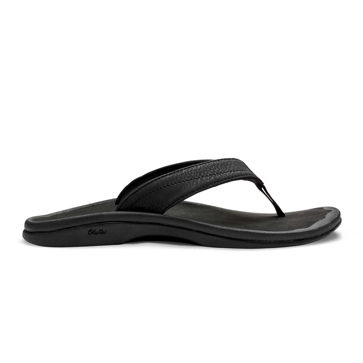 Olukai Ohana Women's Beach Sandals - Black - BeachToBlvd