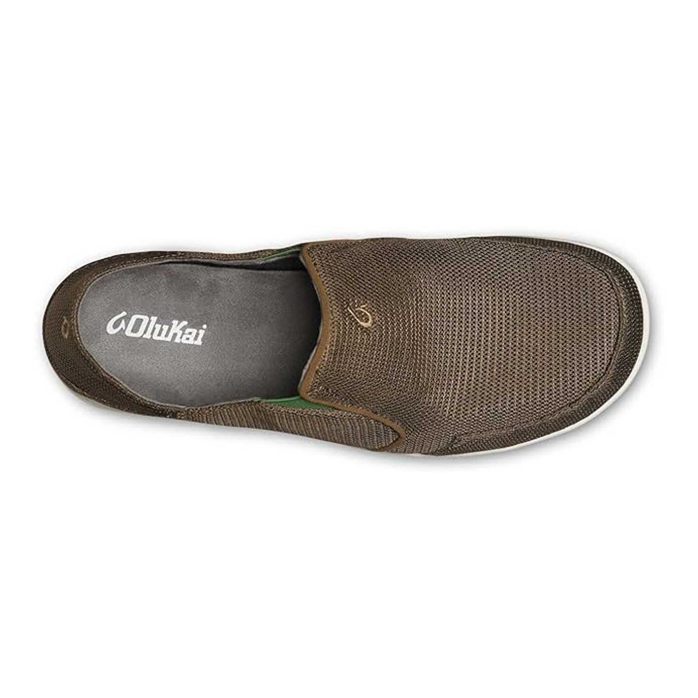 Olukai Nohea Mesh Men's Slip On Sneakers - Mustang/Lime Peel