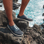 Olukai Nohea Moku Men's Boat Shoes - Dark Shadow - BeachToBlvd