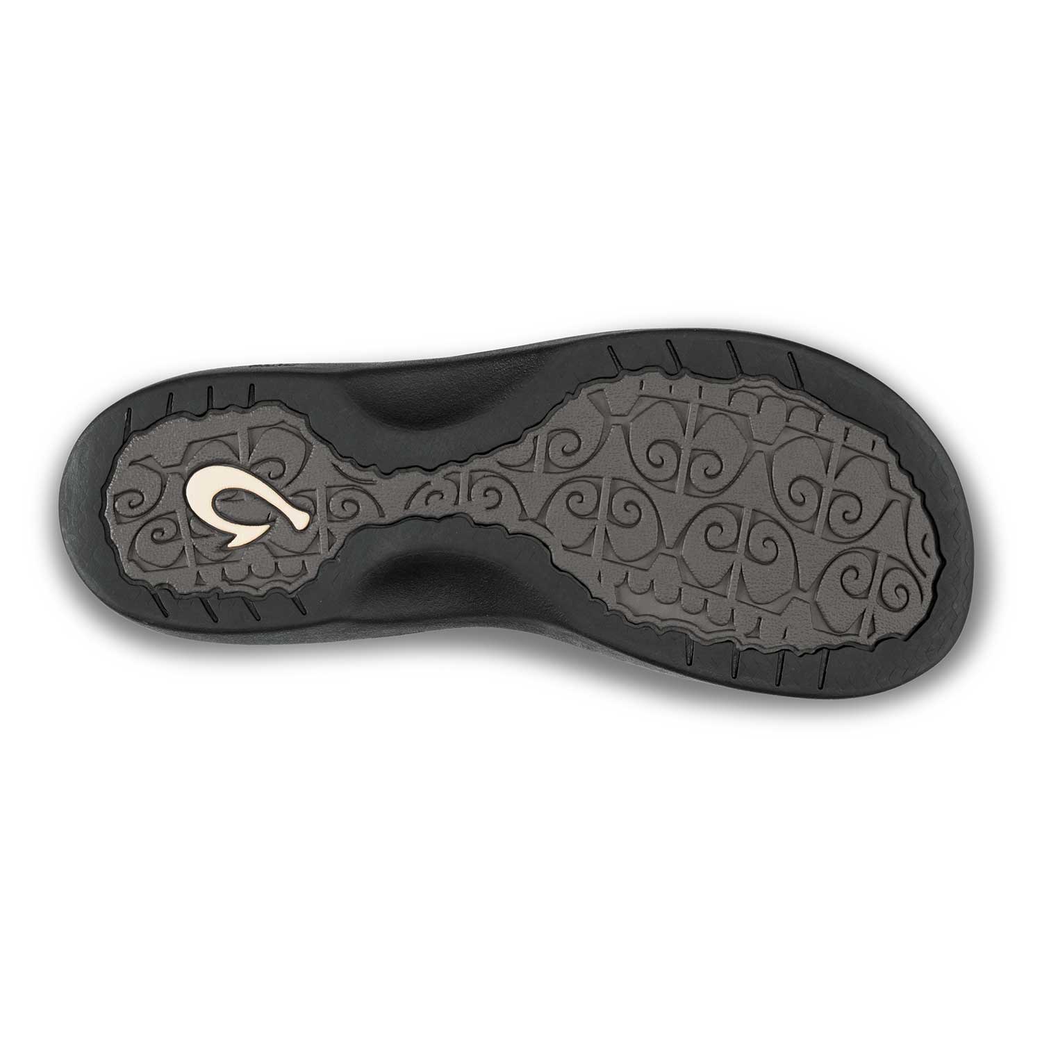 Olukai Ohana Women's Beach Sandals - White / Black - BeachToBlvd