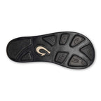 Olukai Hiapo Men's Leather Beach Sandals Lava Rock - BeachToBlvd
