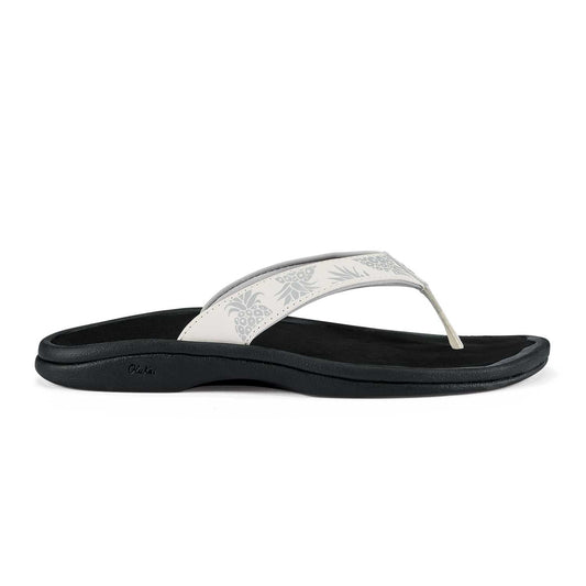 Olukai Ohana Women's Beach Sandals - Bright White / Hua