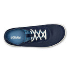 Olukai Moku Pae Men's Boat Shoes - Trench Blue / Off White - BeachToBlvd