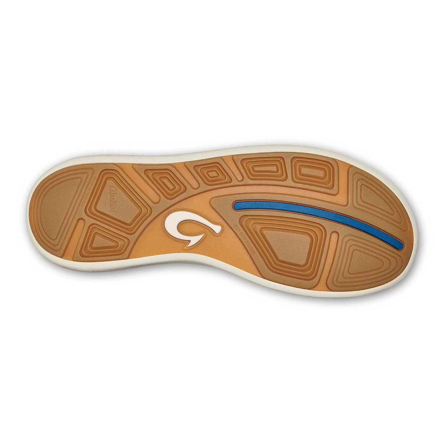 Olukai Moku Pae Men's Boat Shoes - Trench Blue / Off White