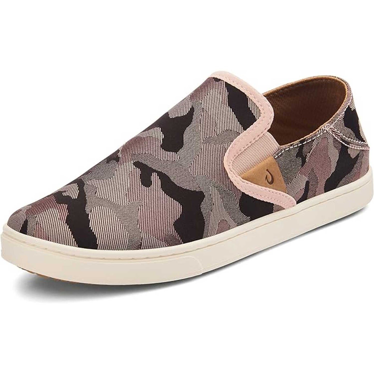 Olukai Pehuea Pa'i Slip-On Women's Sneakers - Soft Pink / Ke Au Camo