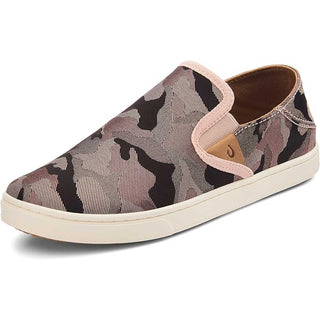 Olukai Pehuea Pa'i Slip-On Women's Sneakers - Soft Pink / Ke Au Camo - BeachToBlvd