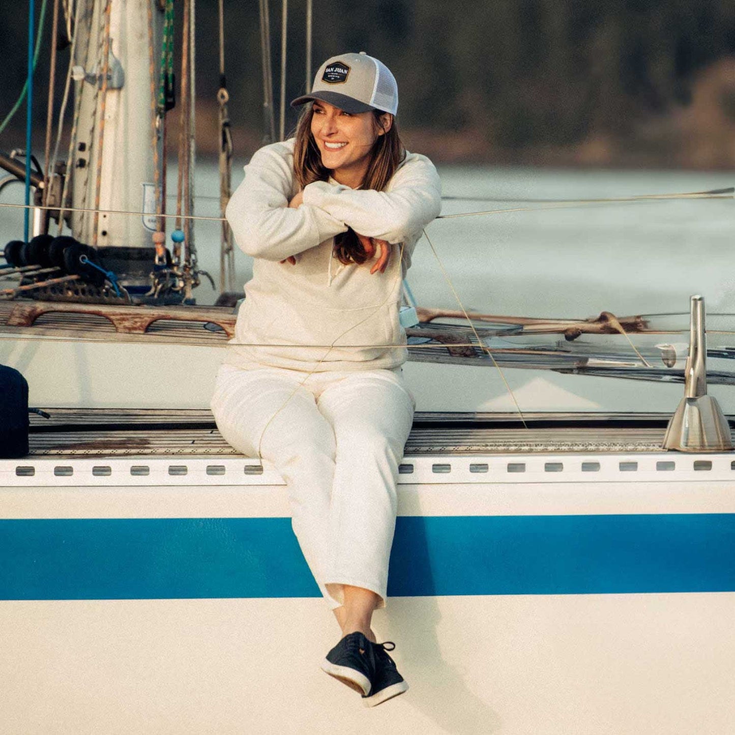 Olukai Pehuea Li Women's Sneakers - Trench Blue