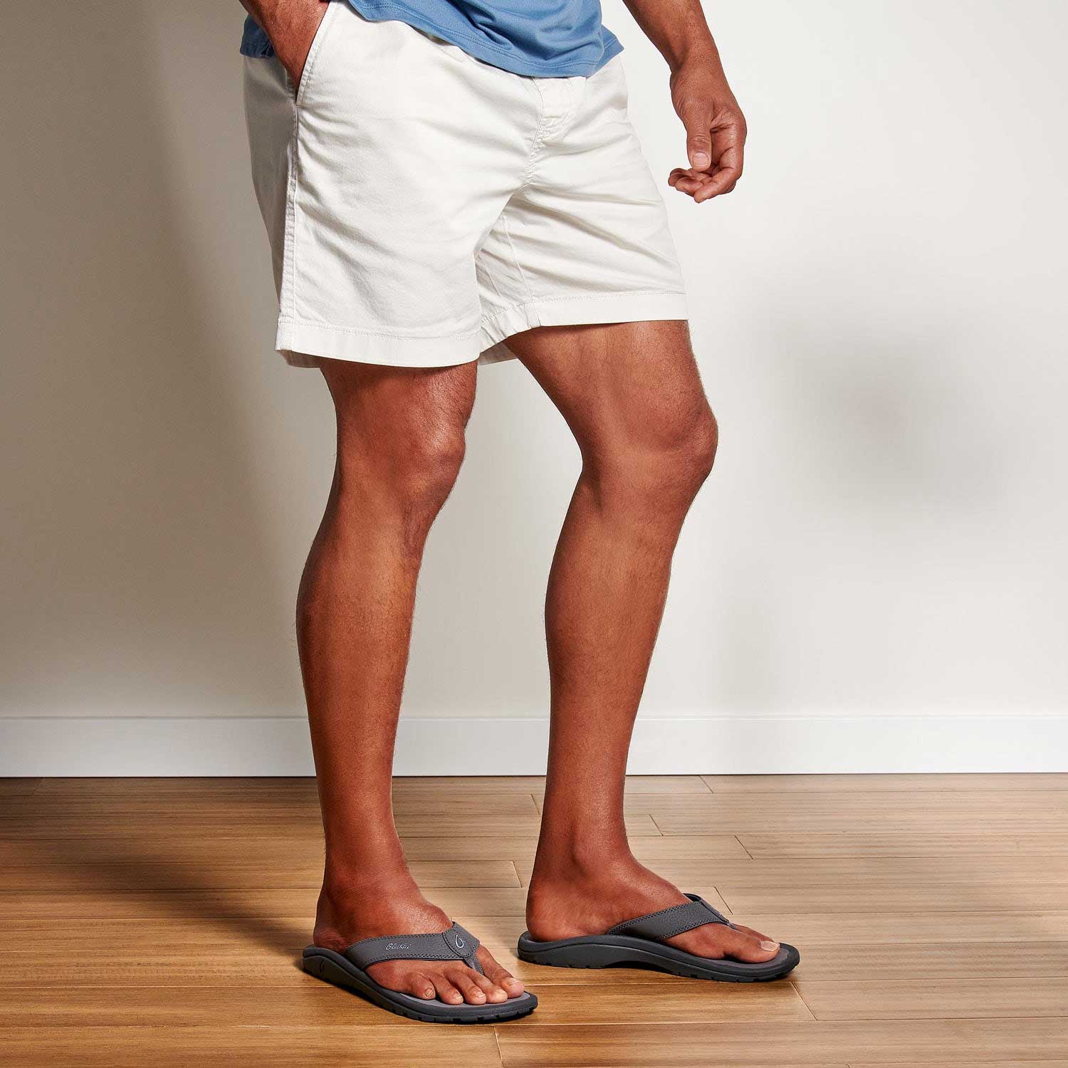 Olukai Ohana Men's Beach Sandals - Pavement - BeachToBlvd