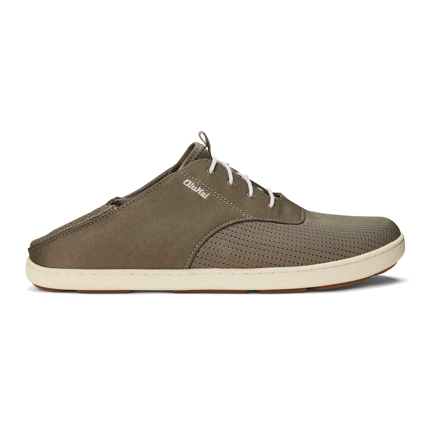 Olukai Nohea Moku Men's Boat Shoes - Clay / Tapa - BeachToBlvd