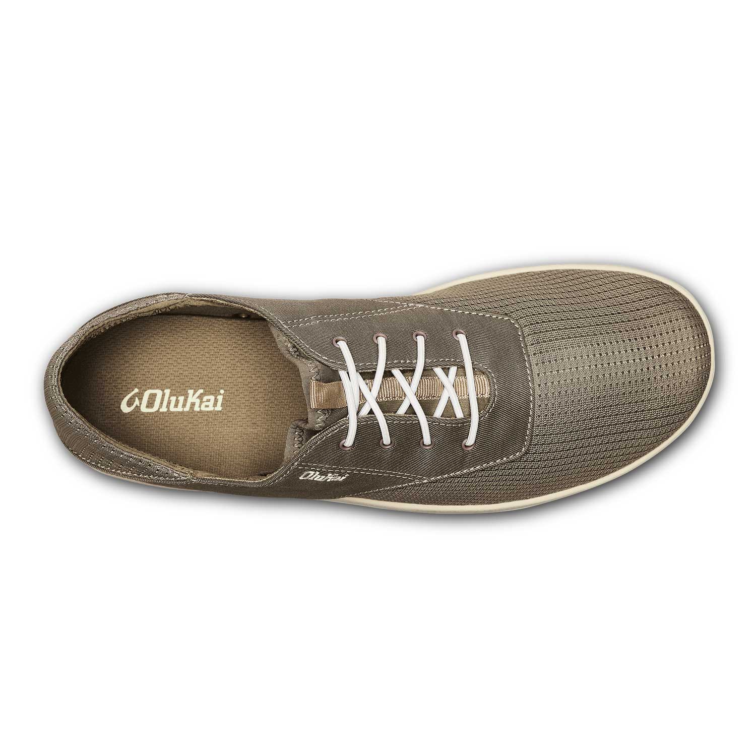 Olukai Nohea Moku Men's Boat Shoes - Clay / Tapa - BeachToBlvd