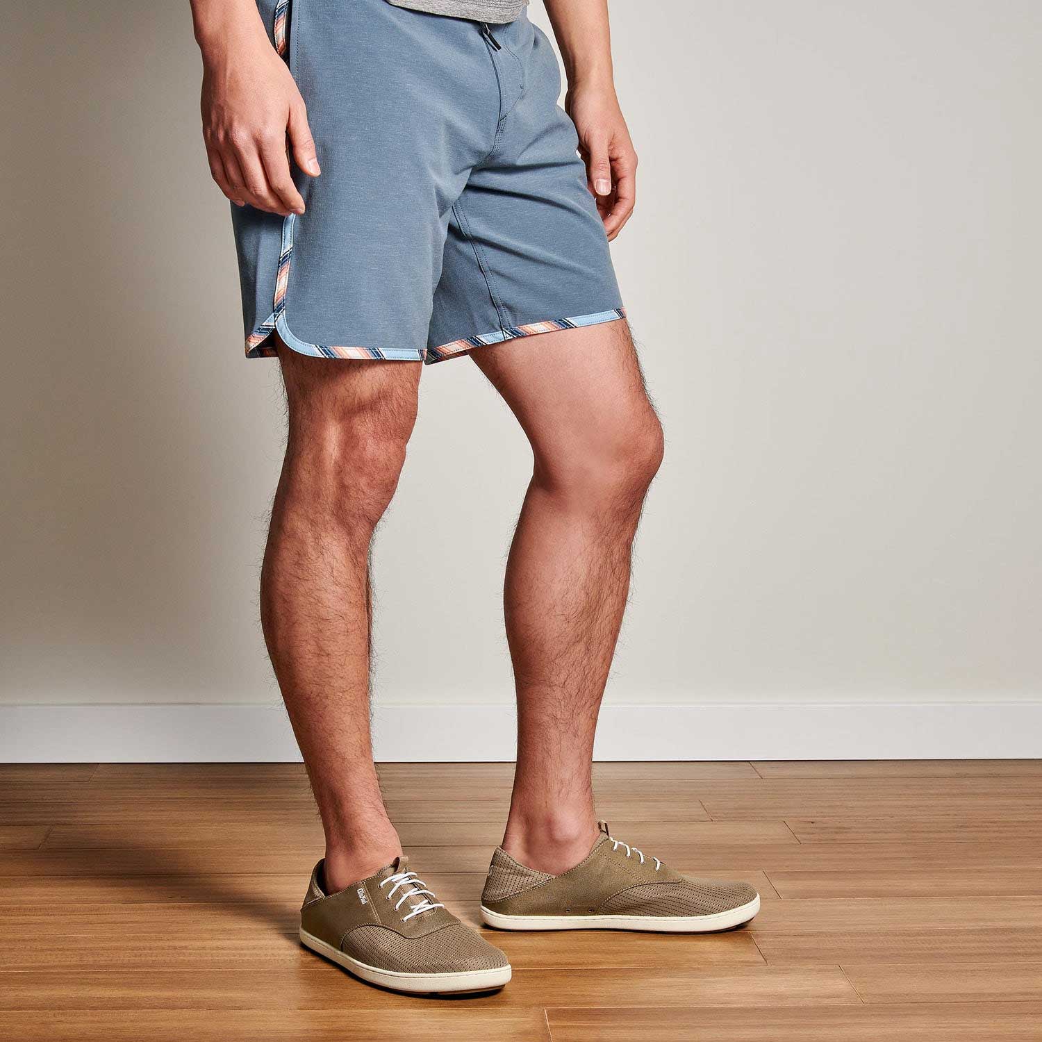 Olukai Nohea Moku Men's Boat Shoes - Clay / Tapa - BeachToBlvd