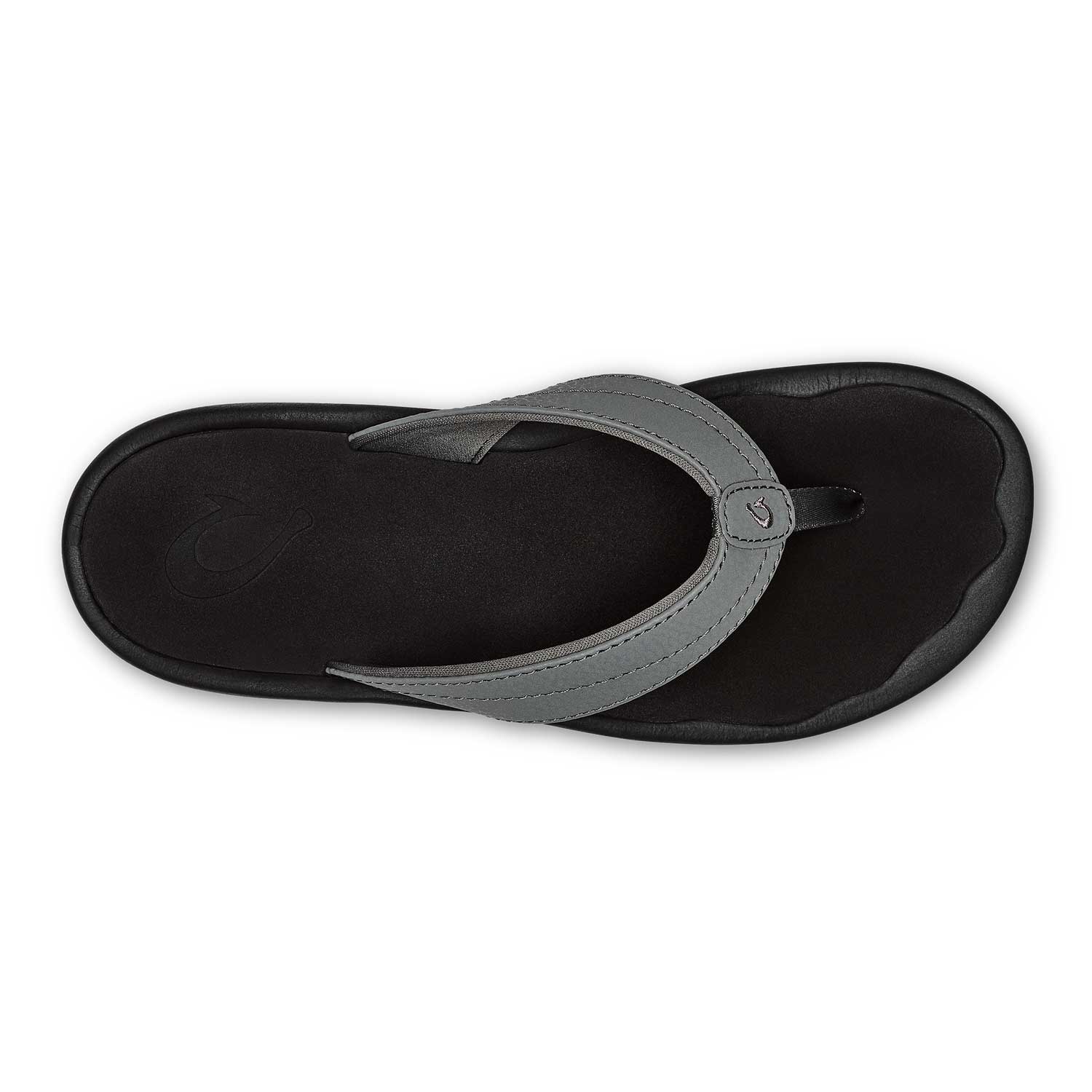 Olukai Ohana Women's Water-Friendly Beach Sandals - Charcoal / Onyx - BeachToBlvd