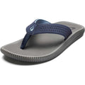 Olukai Ulele Men’s Beach Sandals - Blue Depth \ Charcoal - BeachToBlvd