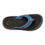 Olukai Ohana Men's Beach Sandals - Vintage Blue / Black - BeachToBlvd