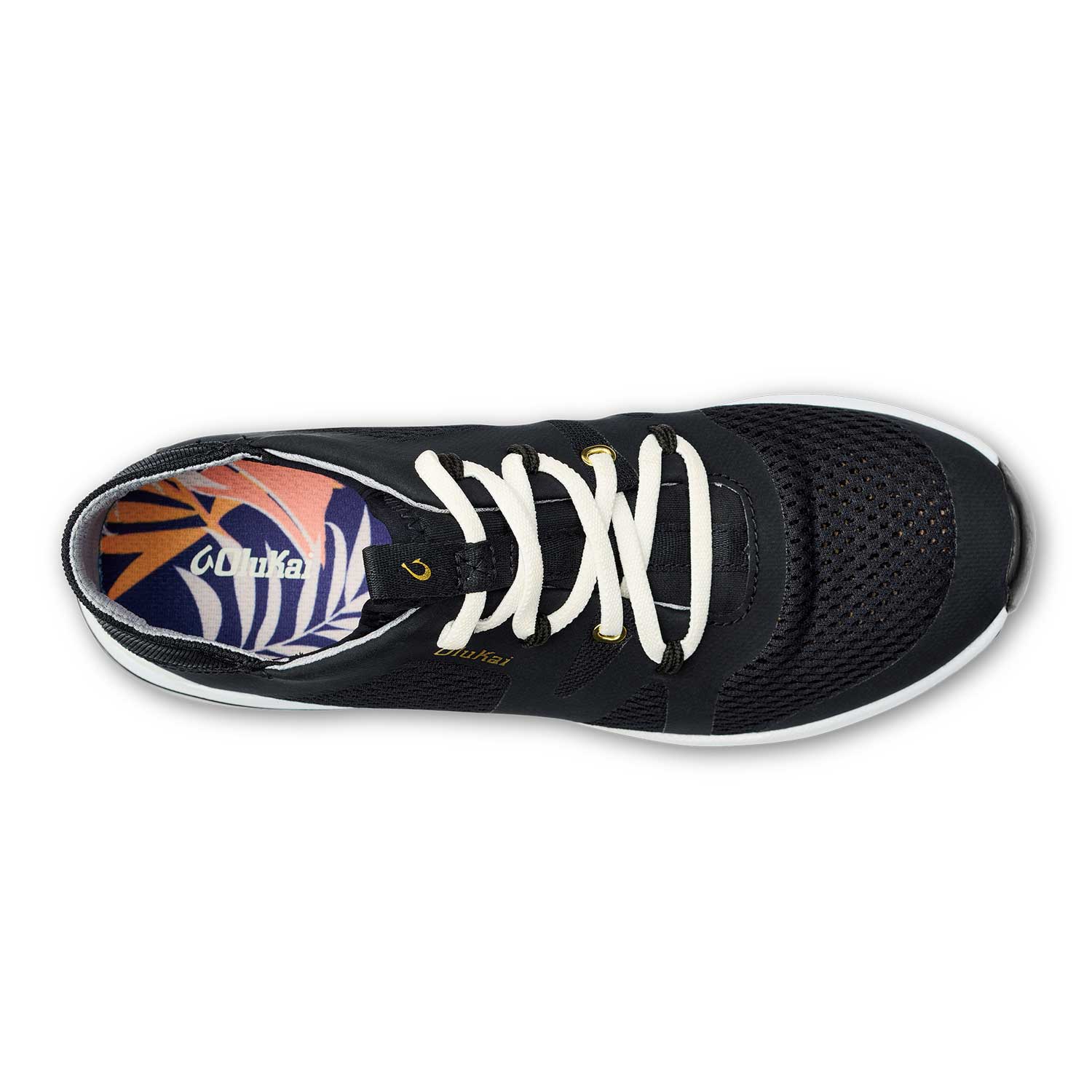 Olukai Huia Women's Sneakers - Black - BeachToBlvd