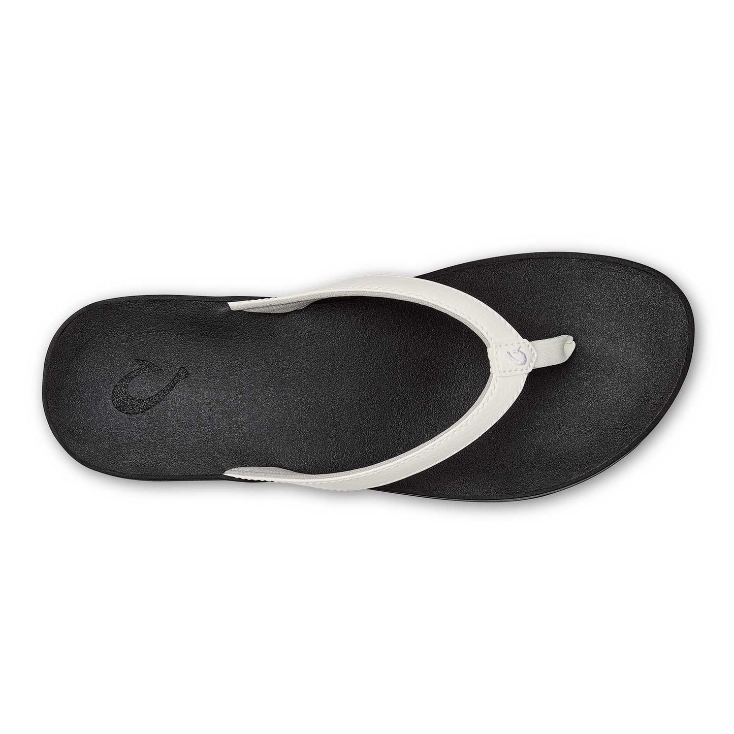 Olukai Puawe Women's Recovery Sandals - White / Black
