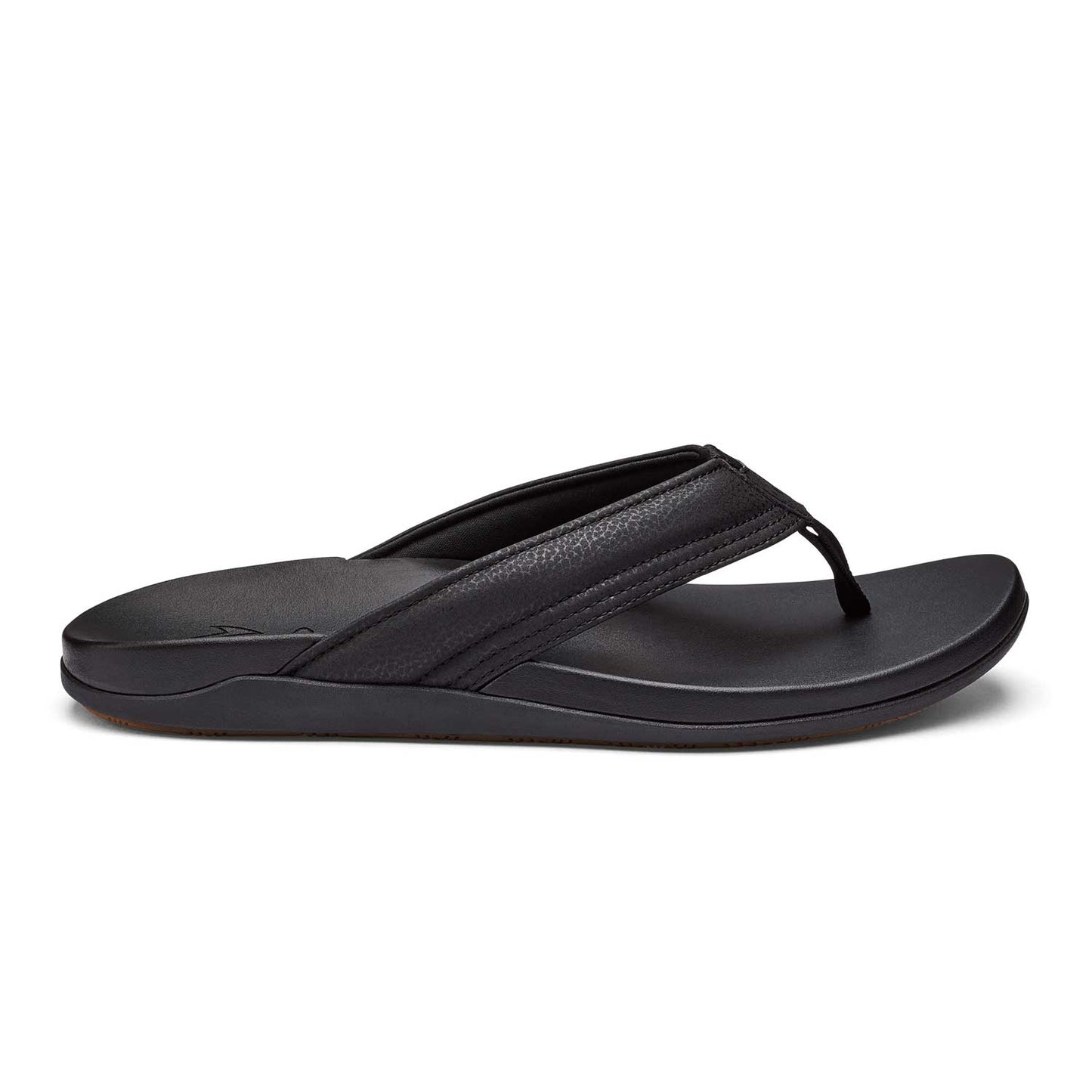Olukai Maha Men’s Beach Sandals - Black