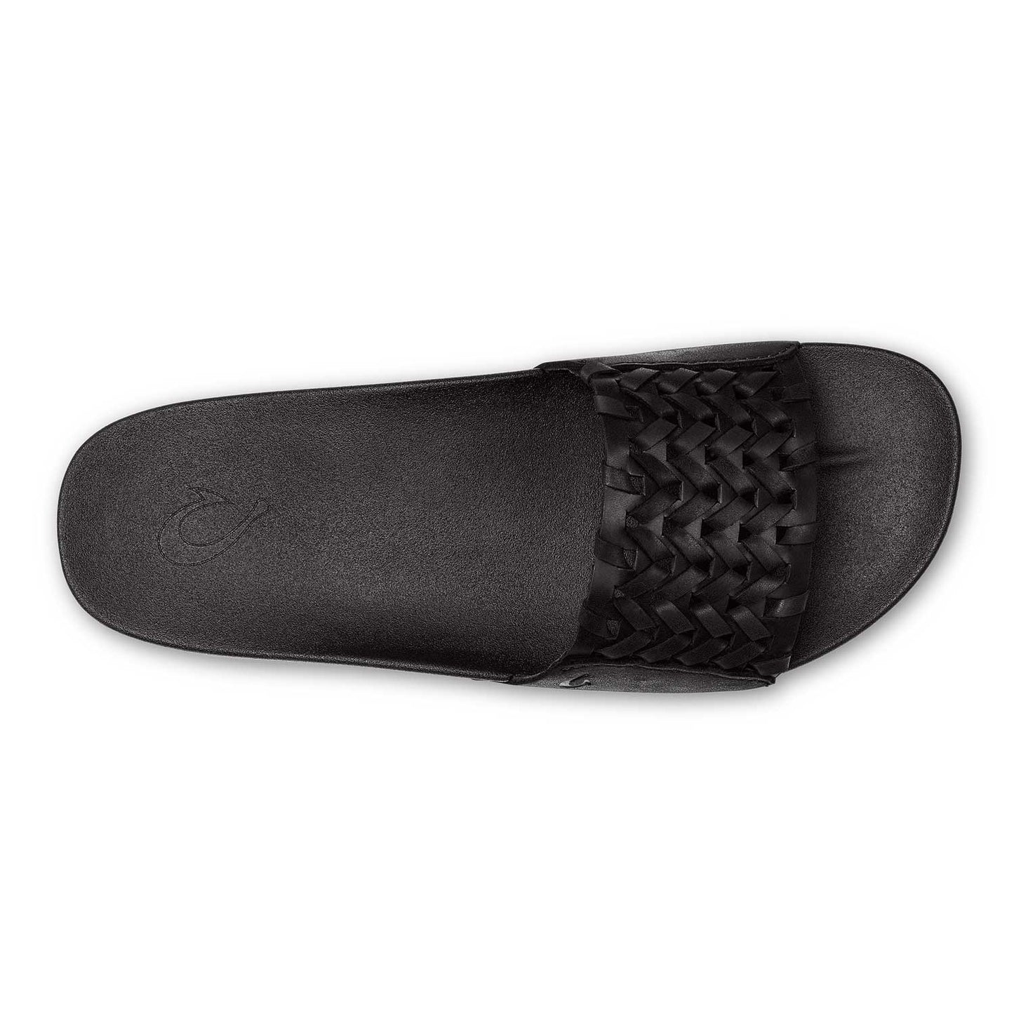 Olukai Kamola Women's Woven Slide Sandals - Black or Tan
