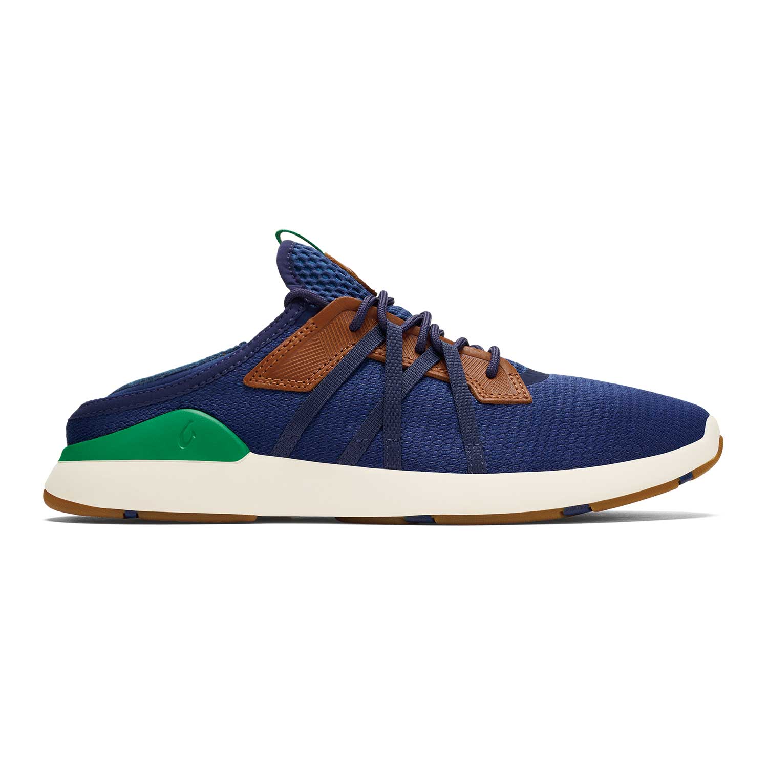 Olukai Mio Li Men's Sneaker Shoes - Navy / Bamboo - BeachToBlvd