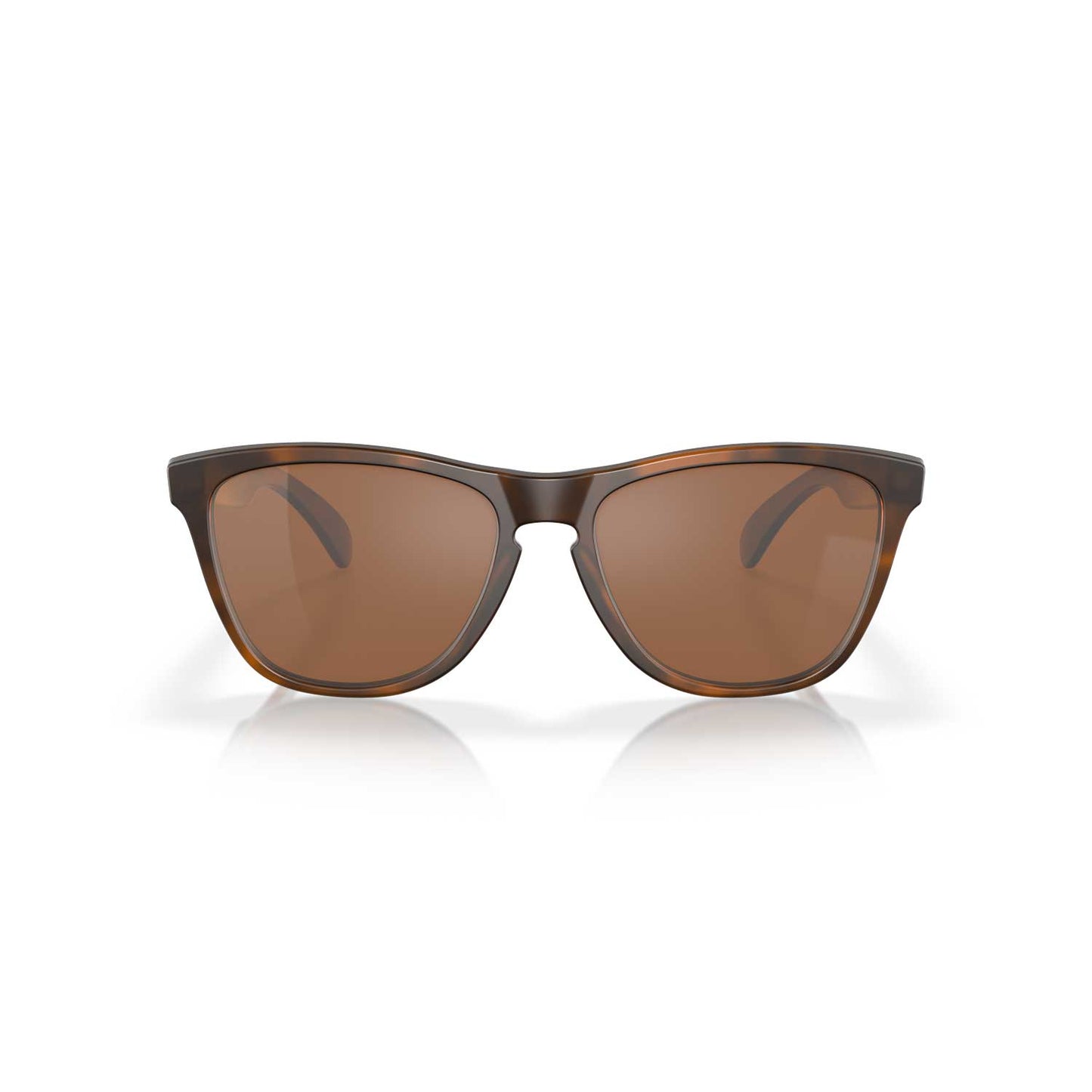 Oakley Frogskins Sunglasses - Matte Tortoise Frame - Prism Tungsten Lenses