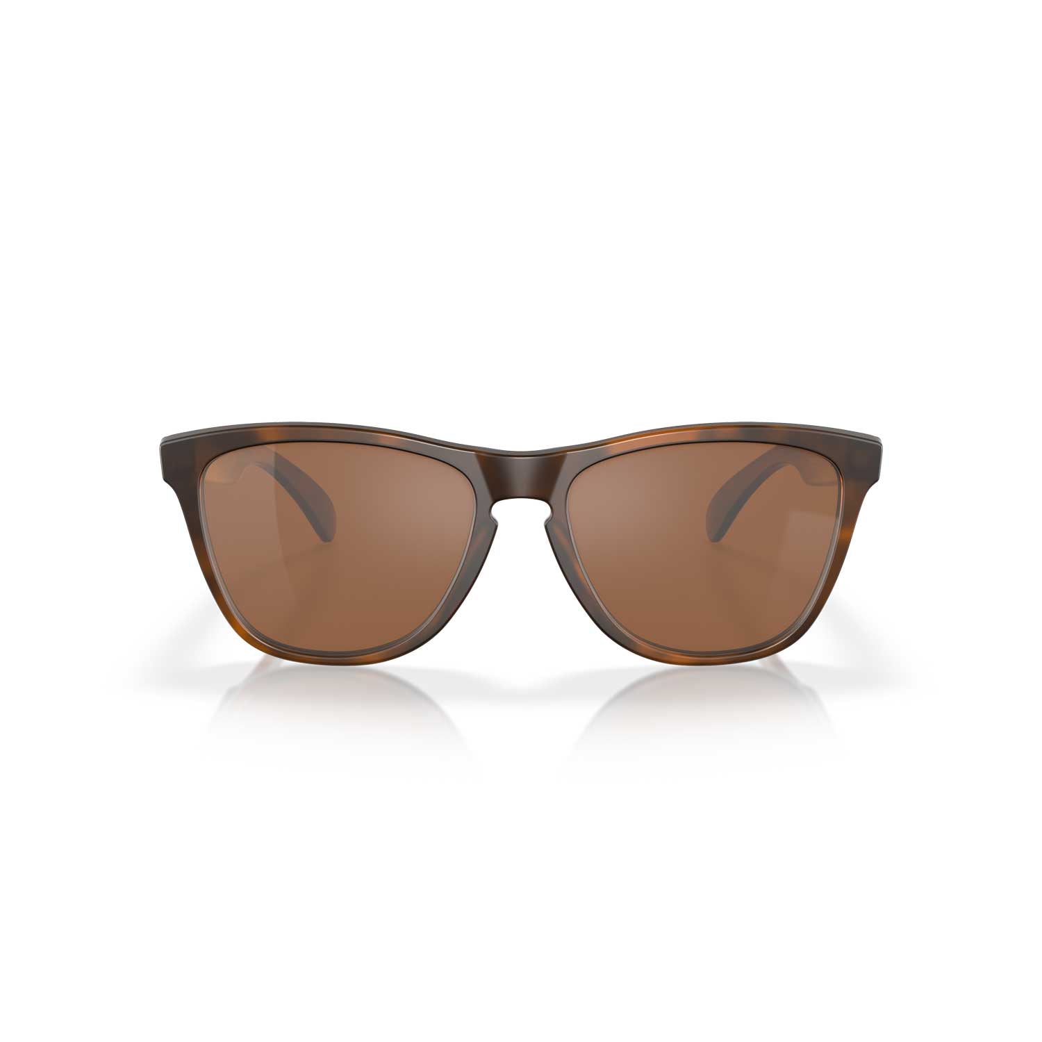 Oakley Frogskins Sunglasses - Matte Tortoise Frame - Prism Tungsten Lenses - BeachToBlvd