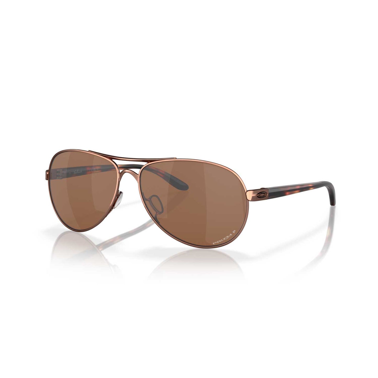 Oakley Feedback Sunglasses Prizm Tungsten Polarized Lenses,  Rose Gold Frame
