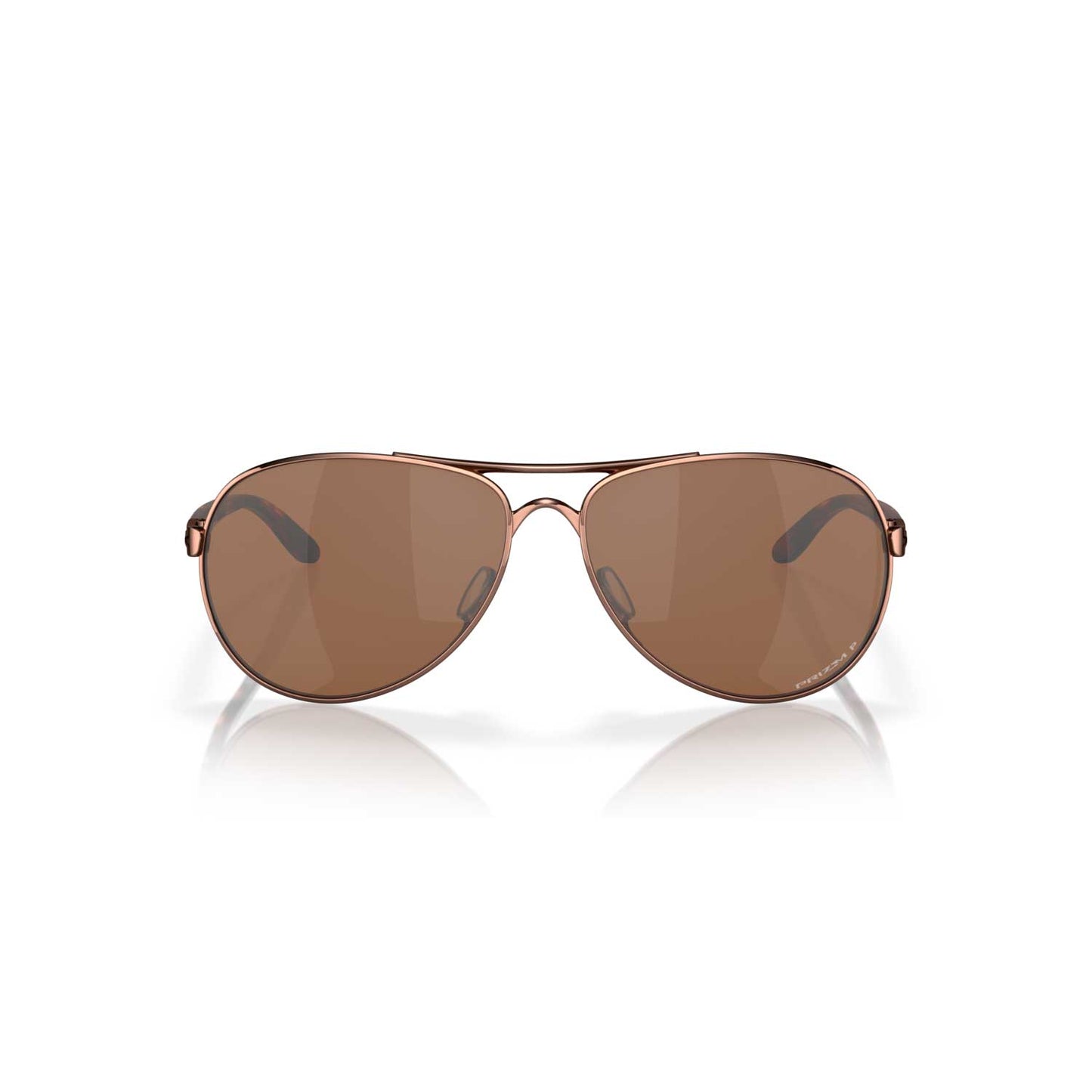 Oakley Feedback Sunglasses Prizm Tungsten Polarized Lenses,  Rose Gold Frame