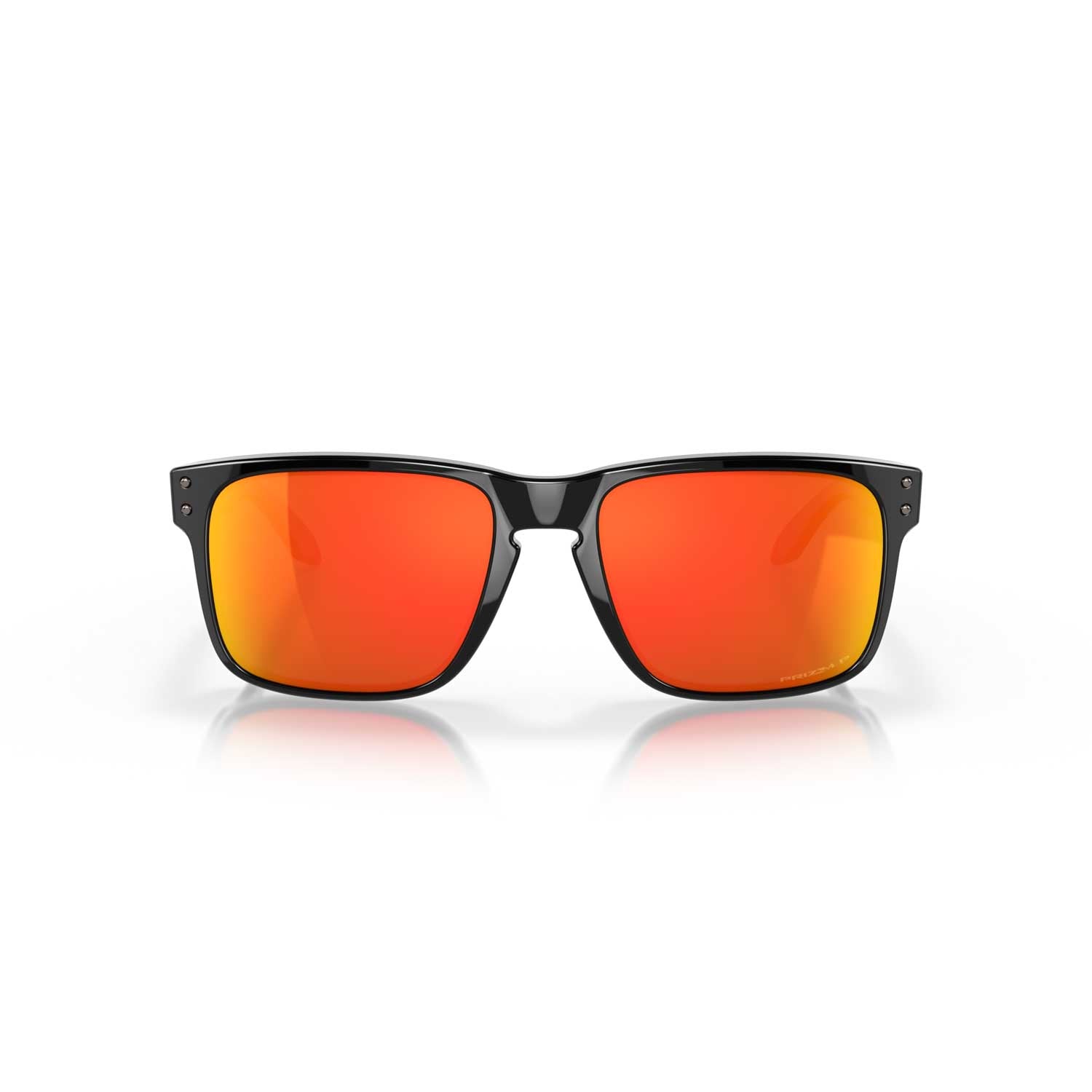 Oakley Holbrook Sunglasses Polished Black Frame W/ Prizm Ruby Lenses - BeachToBlvd