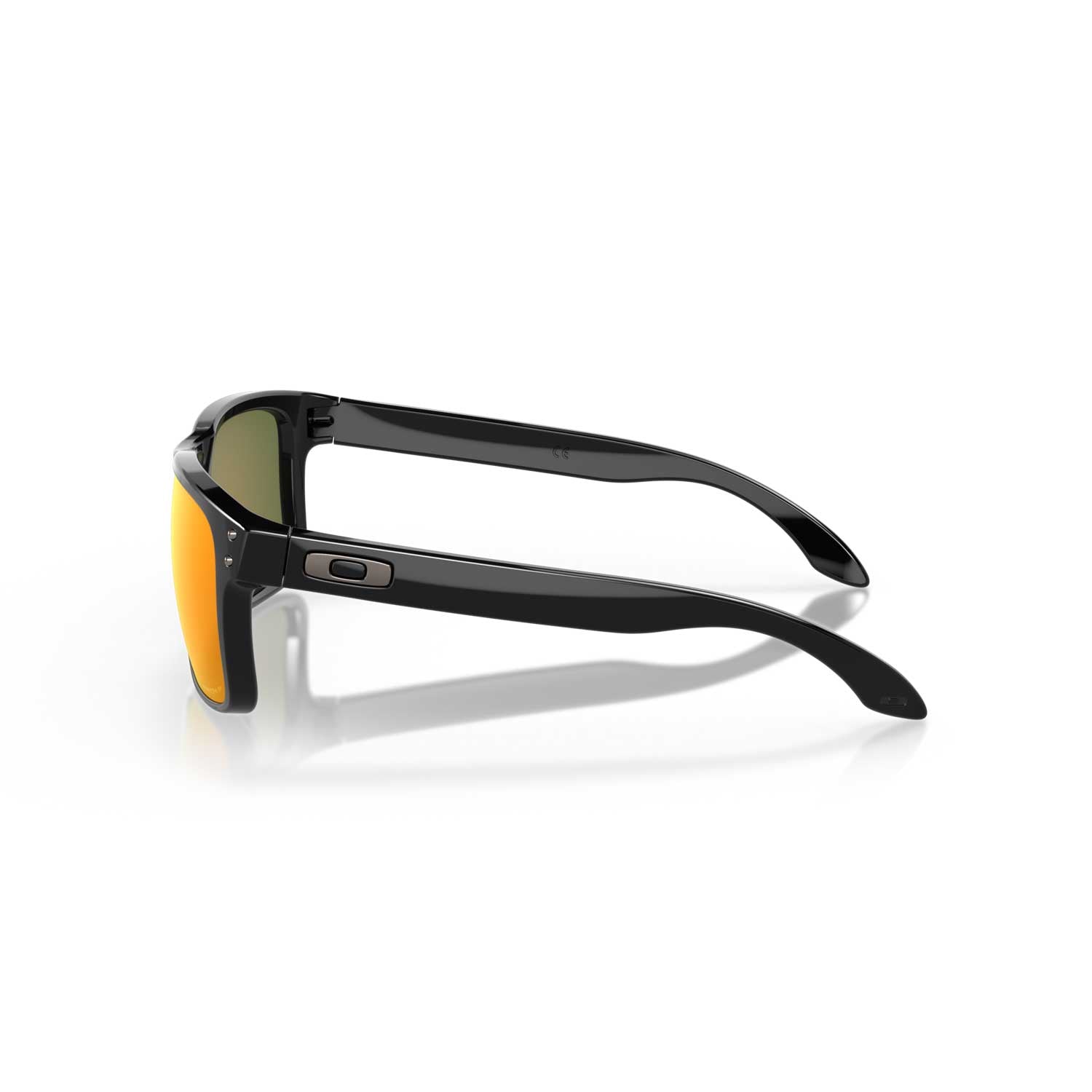 Oakley Holbrook Sunglasses Polished Black Frame W/ Prizm Ruby Lenses - BeachToBlvd