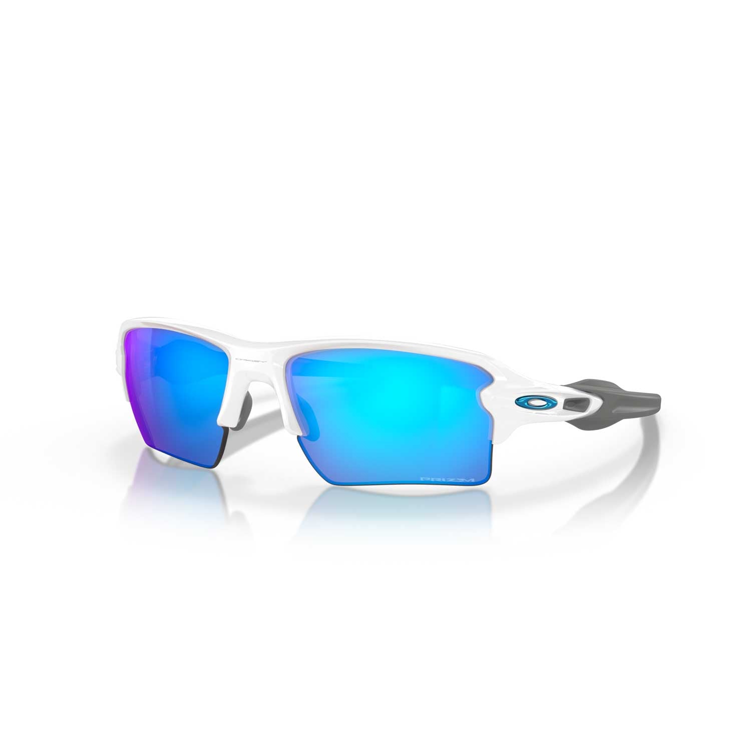 Oakley Flak 2.0 XL Sunglasses - White Frame - Prizm Sapphire Lens - BeachToBlvd