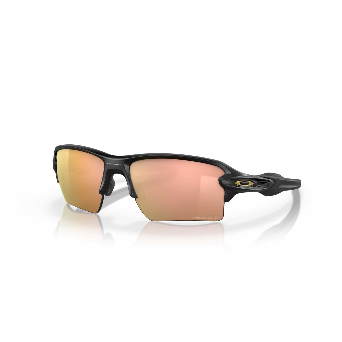 Oakley Flak 2.0 Xl Sunglasses - Matte Black Frame W/ Prizm Rose Gold Polarized Lenses