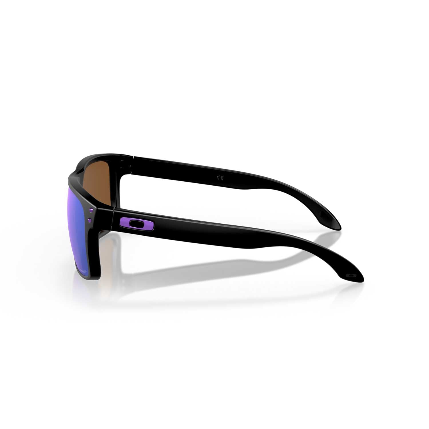 Oakley Holbrook Sunglasses - Matte Black Frame w\ Prizm Violet Lens - BeachToBlvd