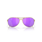 Oakley Feedback Sunglasses Prizm Violet Polarized Lenses, Satin Gold Frame - BeachToBlvd