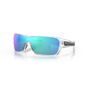 Oakley Turbine Rotor Sunglasses - Clear Frame - Prizm Sapphire Lens - BeachToBlvd