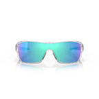 Oakley Turbine Rotor Sunglasses - Clear Frame - Prizm Sapphire Lens - BeachToBlvd