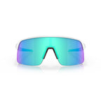 Oakley Sutro Lite Sunglasses - Matte White Frame with Prizm Sapphire Lenses - BeachToBlvd