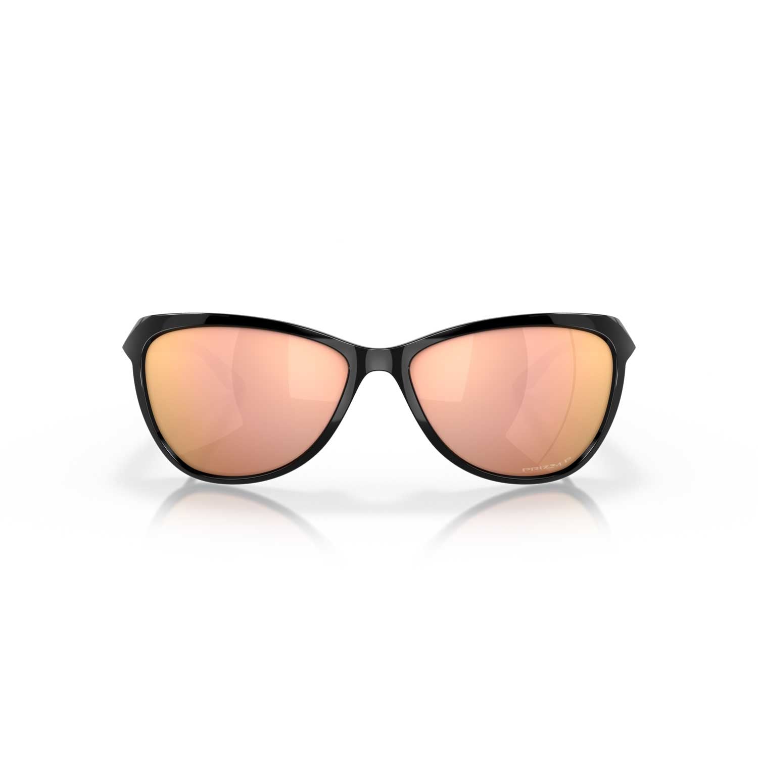 Oakley Pasque Sunglasses - Black Frame - Prizm Rose Gold Polarized Lenses - BeachToBlvd