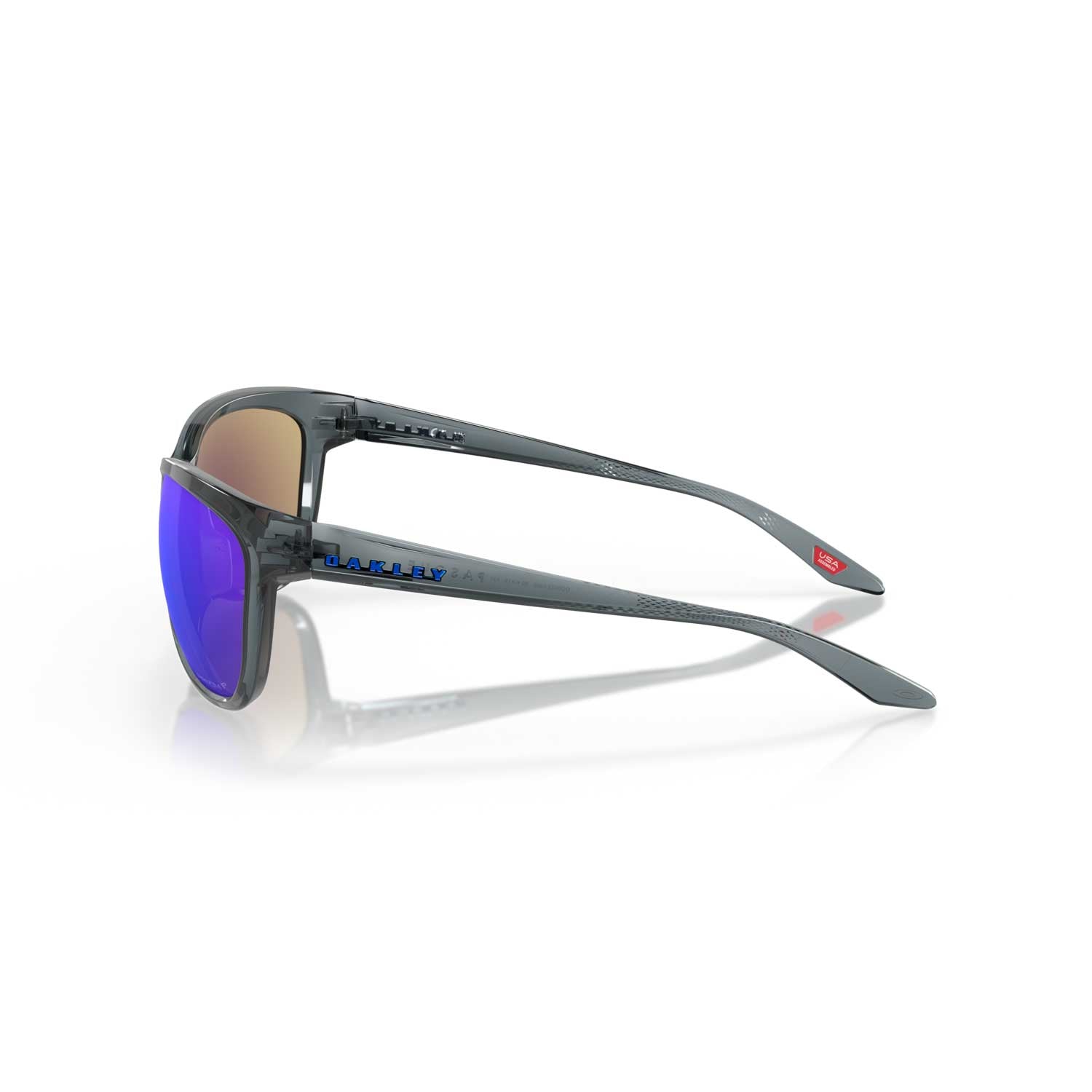 Oakley Pasque Sunglasses - Crystal Black Frame - Prizm Sapphire Polarized Lenses - BeachToBlvd