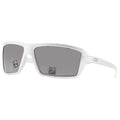 Oakley Cables Sunglasses - Matte White Frame w\ Prizm Black Polarized Lens - BeachToBlvd